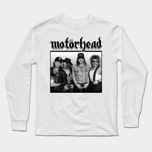 Motorhead White Black Long Sleeve T-Shirt